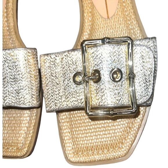 New ▶️ Dolce Vita ◀️ Big Buckle Slide Sandals. Size 9.5 - Picture 5 of 15